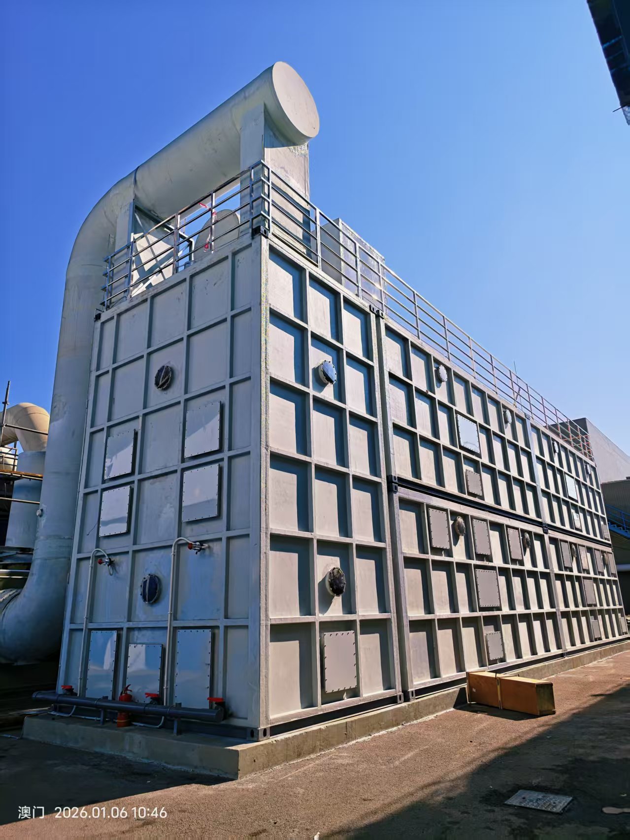 澳门半岛污水处理厂新除臭系统建造工程
