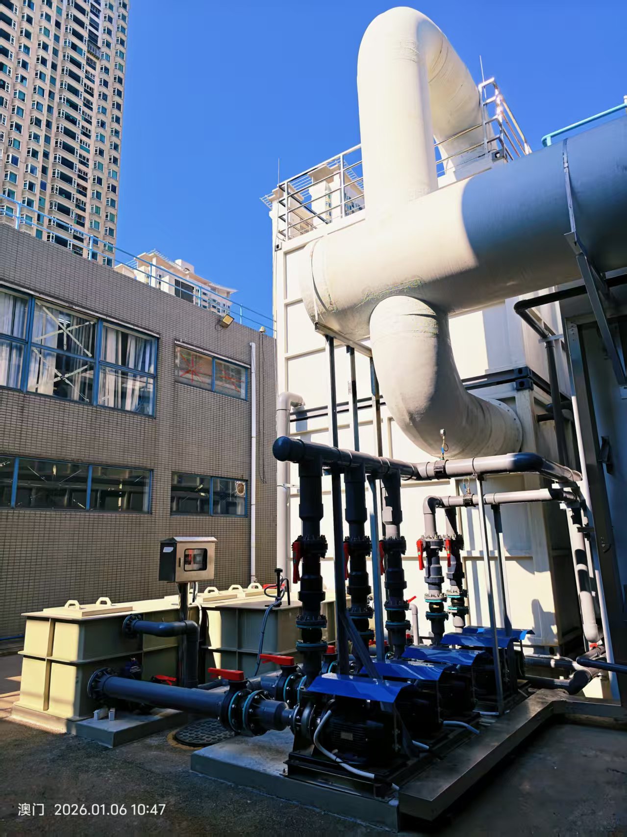 澳门半岛污水处理厂新除臭系统建造工程