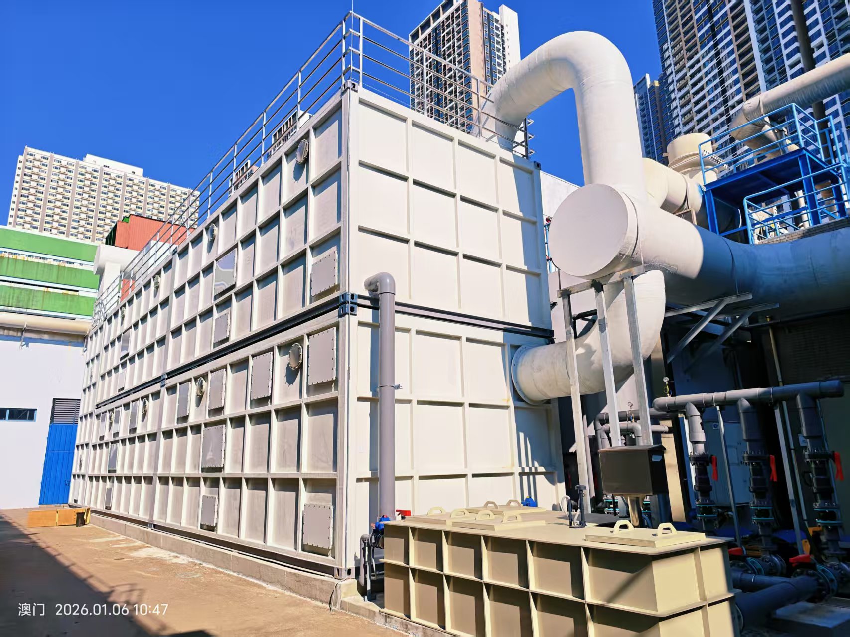 澳门半岛污水处理厂新除臭系统建造工程