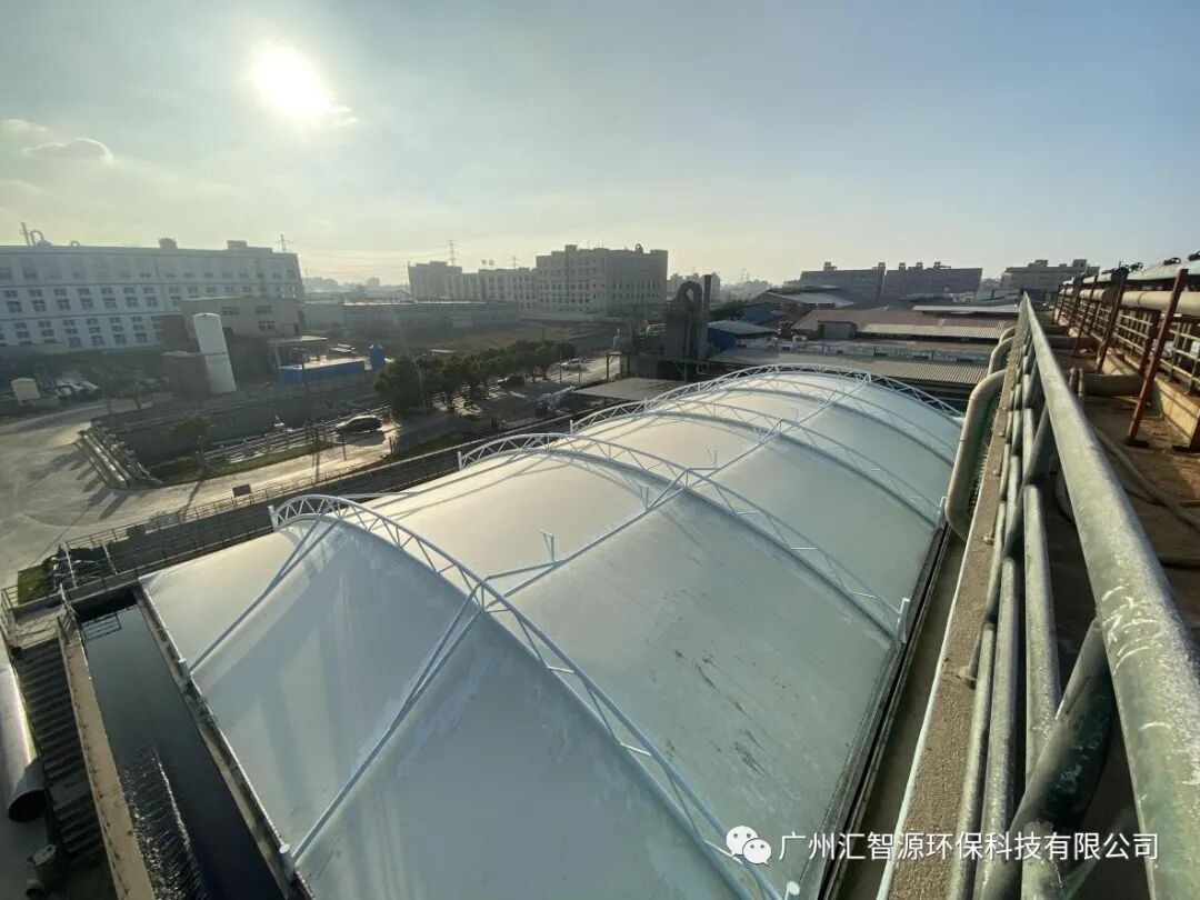 印染园区集中废水处理厂除臭91000m³/d风量